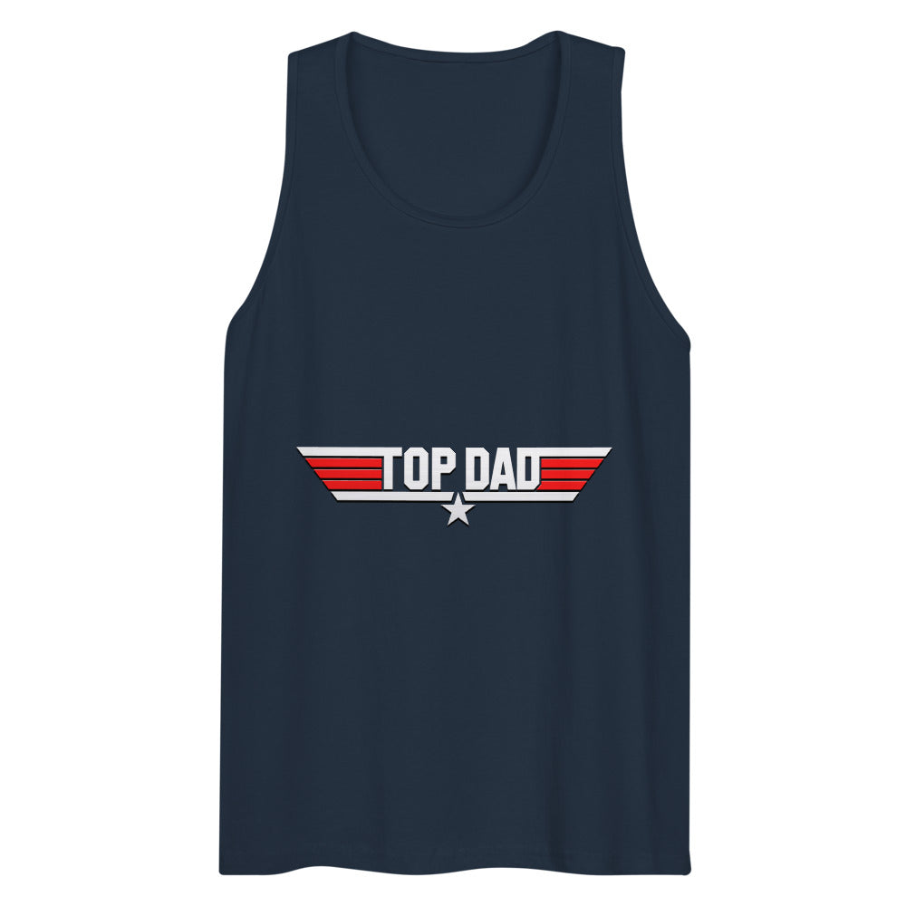 Top Dad/Daddy/Zad/Zaddy (Tank Top) - Navy