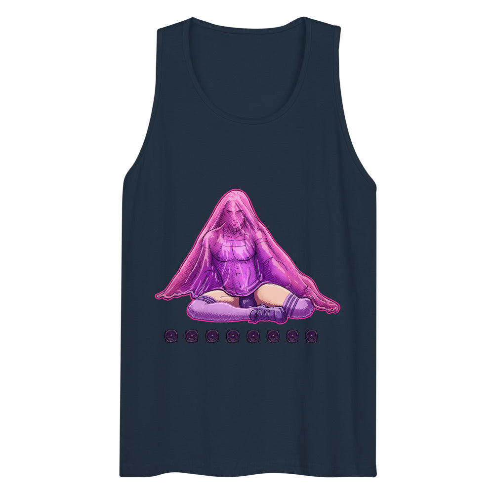 Debut garment mockup | Bless Me Daddy (Tank Top) | Navy