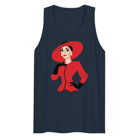 Debut garment mockup | The Ex-Wife (Tank Top) | Navy