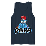Debut garment mockup | Brawny Papa (Tank Top) | Navy