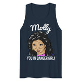 Debut garment mockup | Molly You in Danger Girl (Tank Top) | Navy