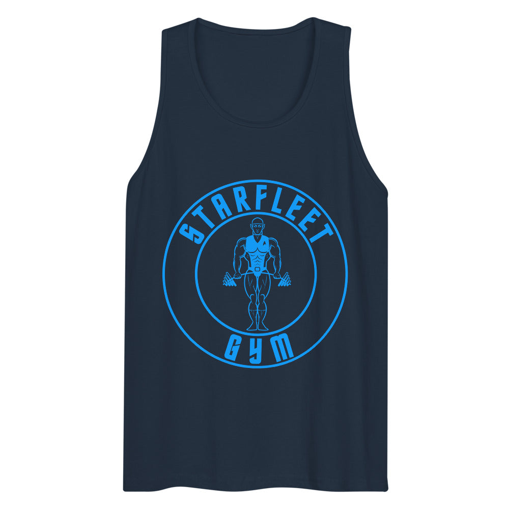 Debut garment mockup | Starfleet Gym (Tank Top) | Navy