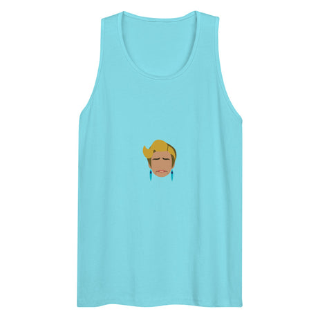 Strangers Blank (Tank Top) - Pacific Blue