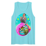 Sea Wee Merman (Tank Top) - Pacific Blue