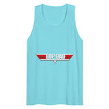 Top Dad/Daddy/Zad/Zaddy (Tank Top) - Pacific Blue