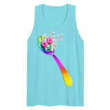 Spooning Leads to Forking (Tank Top) - Pacific Blue