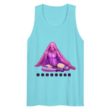 Debut garment mockup | Bless Me Daddy (Tank Top) | Pacific Blue