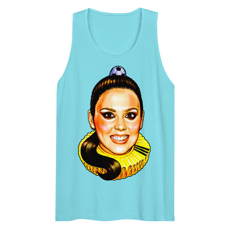 Debut garment mockup | Baby Got Track-Suit (Tank Top) | Pacific Blue
