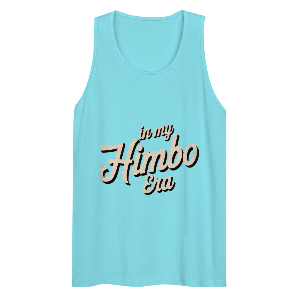 Debut garment mockup | In My Himbo Era (Tank Top) | Pacific Blue