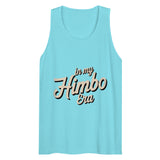Debut garment mockup | In My Himbo Era (Tank Top) | Pacific Blue