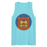 Debut garment mockup | Otter than Most (Tank Top) | Pacific Blue