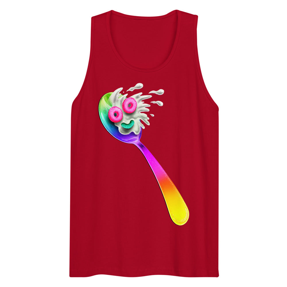 Spooning Leads to Forking (Tank Top) - Red