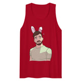 I'm a Bunny, Duh! (Tank Top) - Red