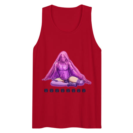 Debut garment mockup | Bless Me Daddy (Tank Top) | Red
