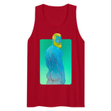 Debut garment mockup | Scandinavian Tan (Tank Top) | Red