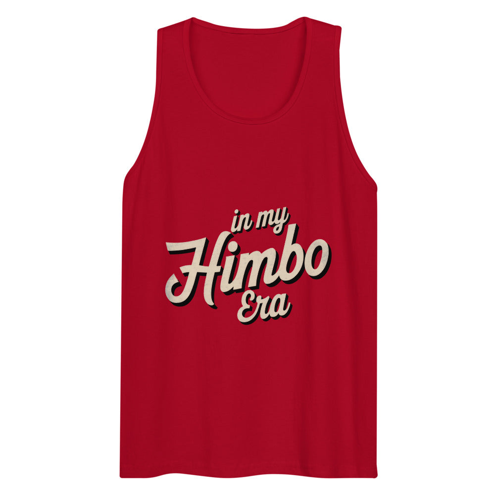 Debut garment mockup | In My Himbo Era (Tank Top) | Red