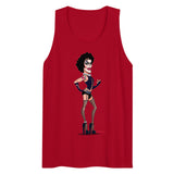 Debut garment mockup | Transylvanian (Tank Top) | Red