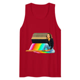 Debut garment mockup | Dion Stop Believin' (Tank Top) | Red