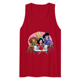 Debut garment mockup | Southern Belles (Tank Top) | Red