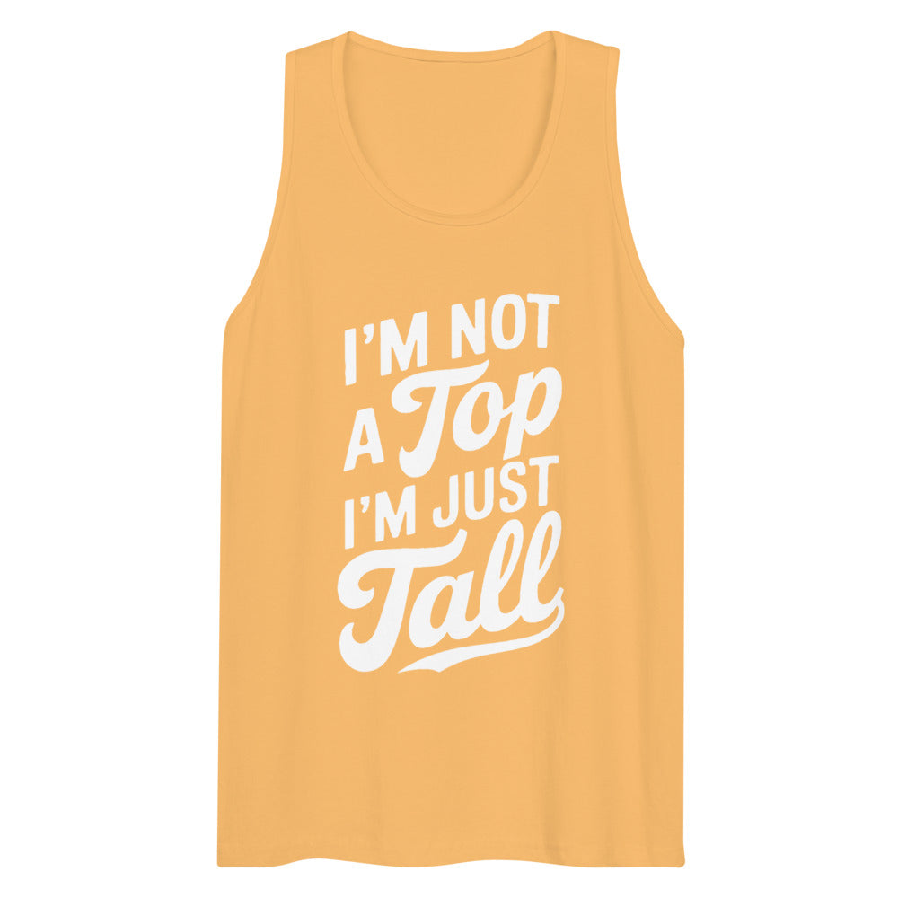 Debut garment mockup | I'm Not a Top (Tank Top) | Squash