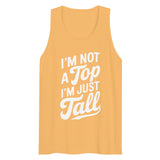 Debut garment mockup | I'm Not a Top (Tank Top) | Squash