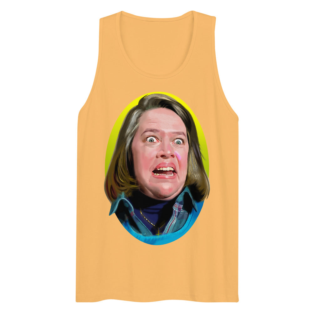 Debut garment mockup | Fan-tastic and Deranged (Tank Top) | Squash