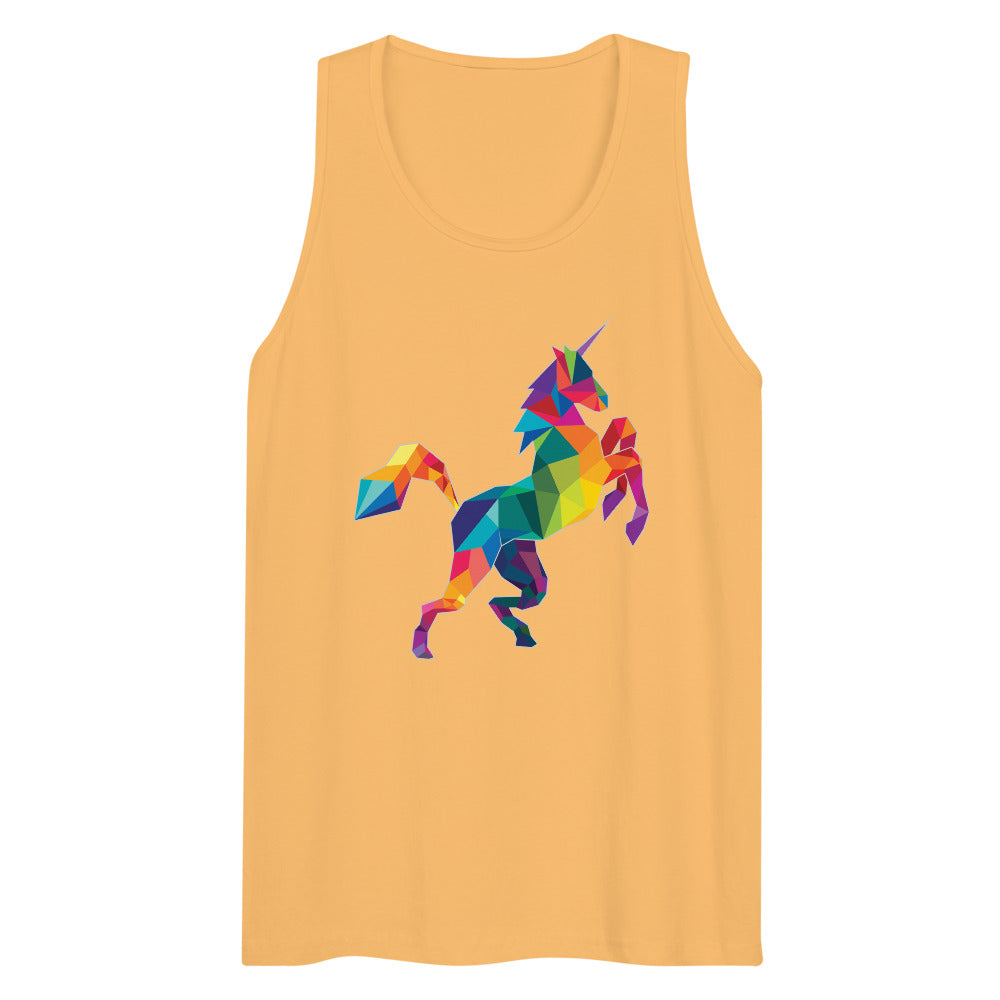 Debut garment mockup | Polygon Unicorn (Tank Top) | Squash