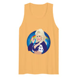 Debut garment mockup | Here Comes the Rainbow (Tank Top) | Squash