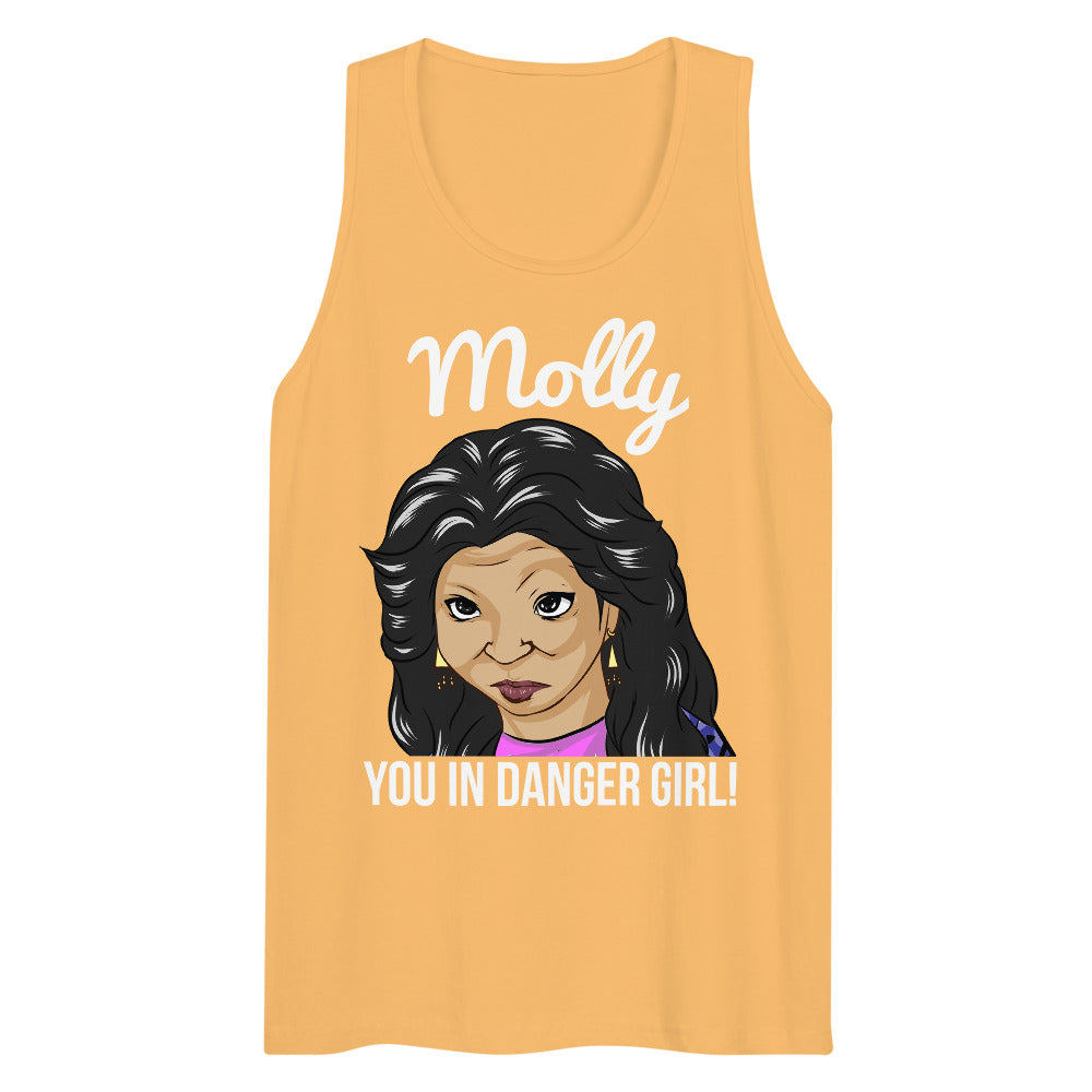 Debut garment mockup | Molly You in Danger Girl (Tank Top) | Squash