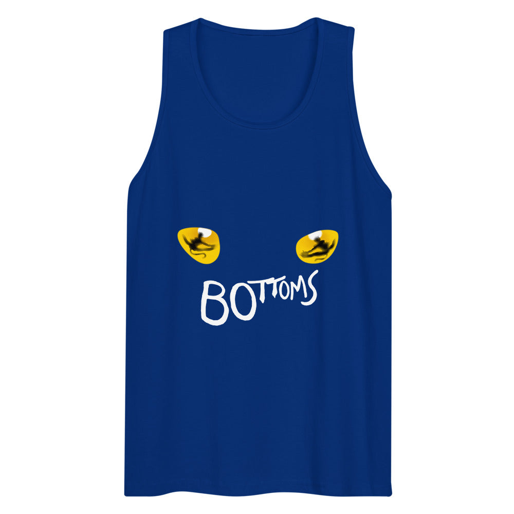 Debut garment mockup | Feline Position (Tank Top) | Team Royal