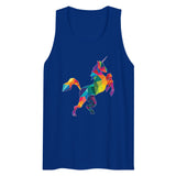 Debut garment mockup | Polygon Unicorn (Tank Top) | Team Royal