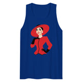 Debut garment mockup | The Ex-Wife (Tank Top) | Team Royal
