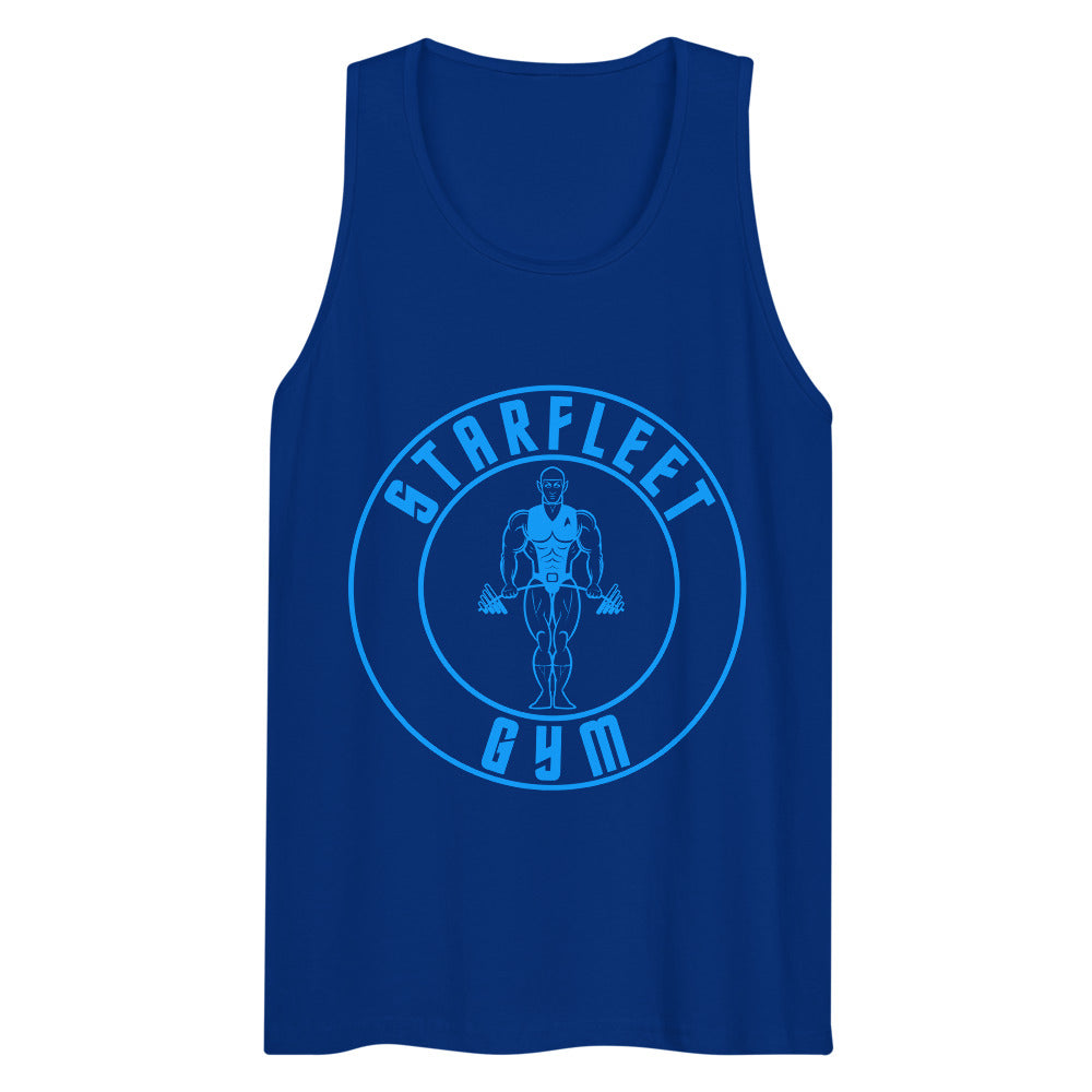 Debut garment mockup | Starfleet Gym (Tank Top) | Team Royal