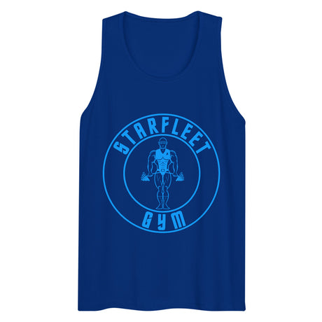 Debut garment mockup | Starfleet Gym (Tank Top) | Team Royal
