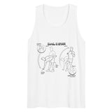 Pliez et accrochez (Tank Top) - White