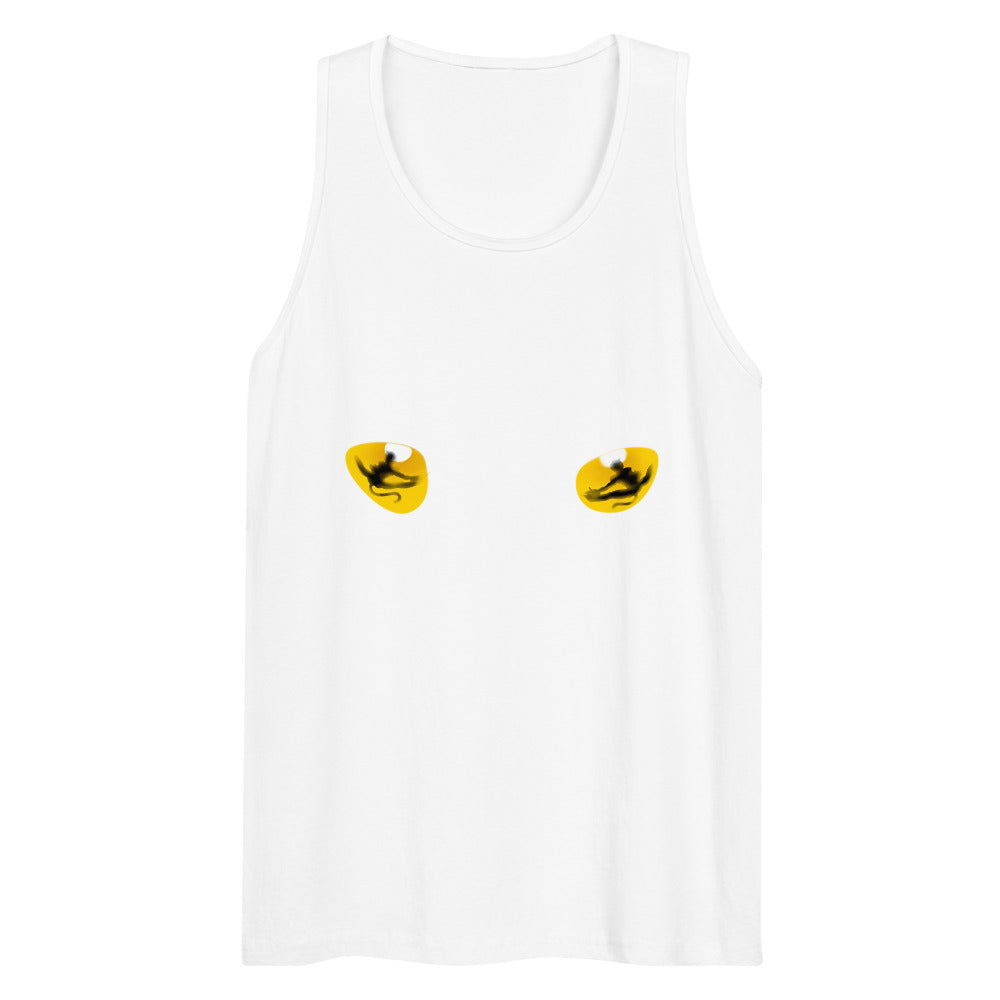 Feline Position (Tank Top) - White
