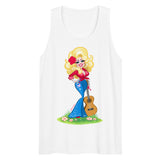 Debut garment mockup | Smoky Mountain Glam (Tank Top) | White