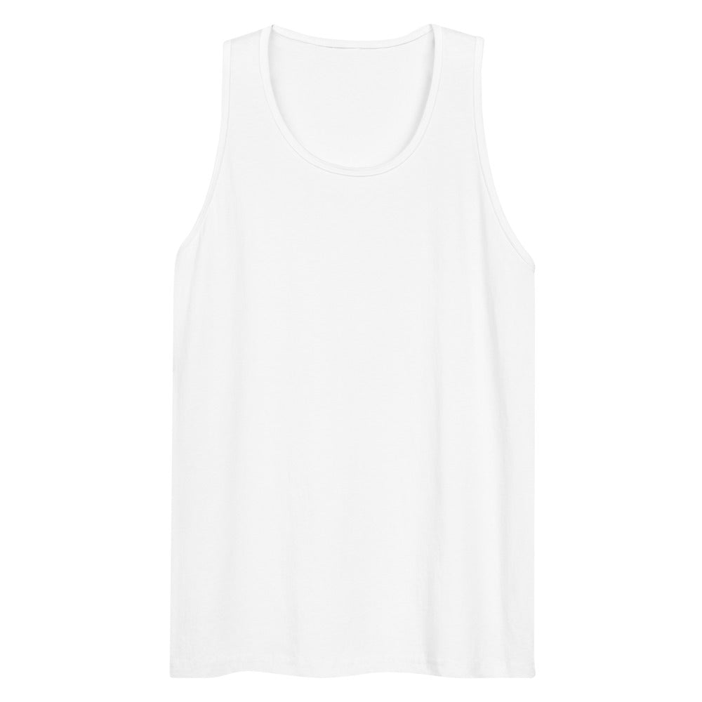 Debut garment mockup | I'm Not a Top (Tank Top) | White
