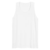 Debut garment mockup | I'm Not a Top (Tank Top) | White
