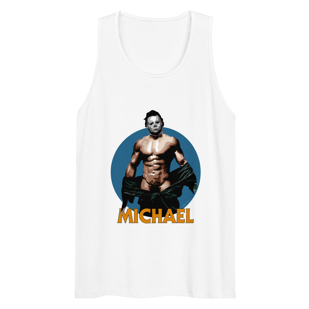 Debut garment mockup | Michael (Tank Top) | White