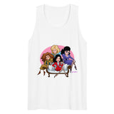Debut garment mockup | Southern Belles (Tank Top) | White