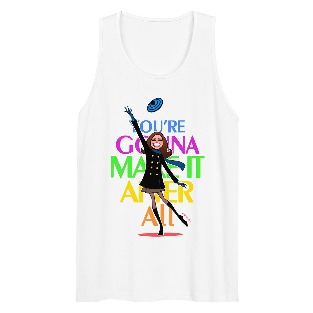 Debut garment mockup | You're Gonna Make It (Tank Top) | White