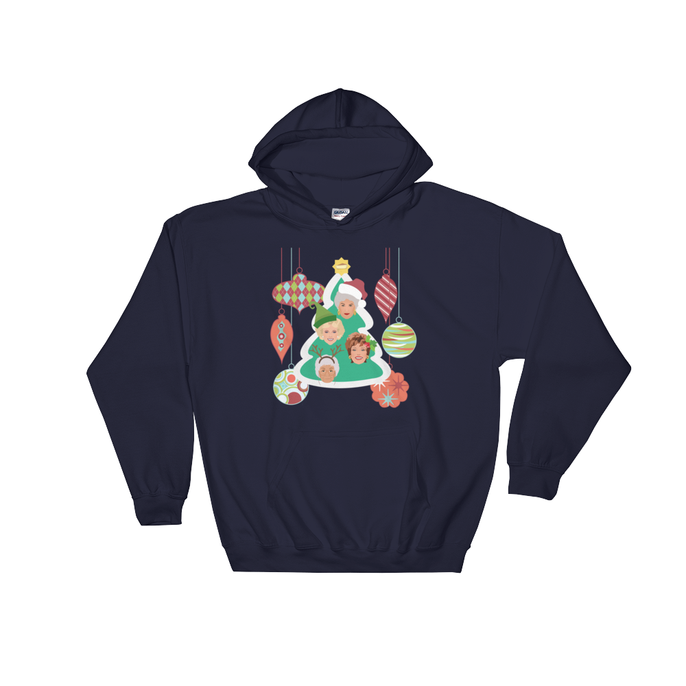 A Golden Christmas (Hoodie)-Christmas Hoodies-Swish Embassy