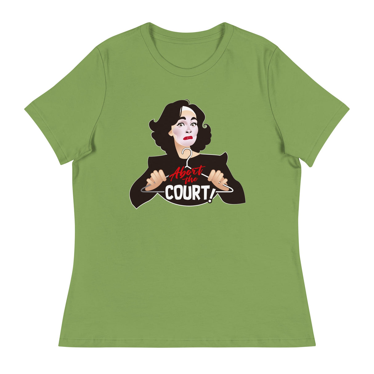 Abort the Court (Women's Relaxed T-Shirt)-Women's T-Shirts-Swish Embassy