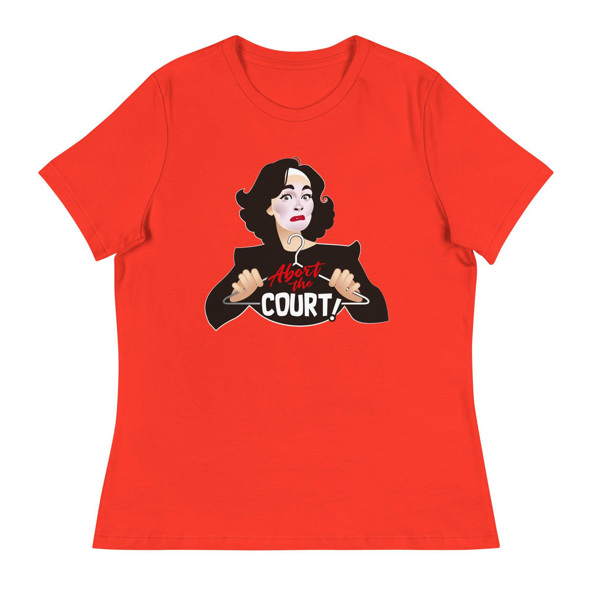 Abort the Court (Women's Relaxed T-Shirt)-Women's T-Shirts-Swish Embassy