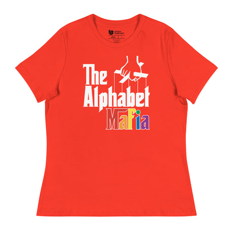 Alphabet Mafia (Women's Relaxed T-Shirt)-Women's T-Shirts-Swish Embassy