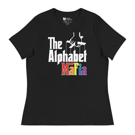 Alphabet Mafia (Women's Relaxed T-Shirt)-Women's T-Shirts-Swish Embassy