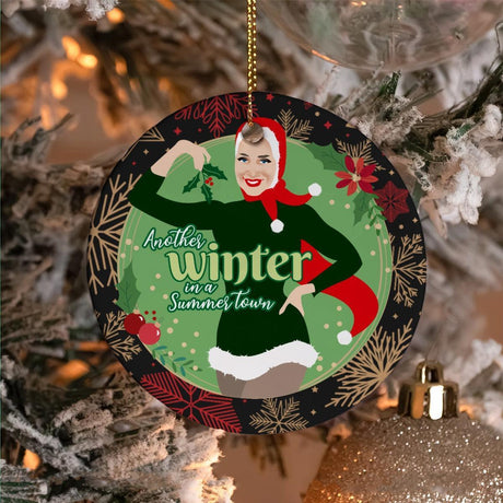 Another Winter in a Summer Town (Ceramic Holiday Keepsake)-Ceramic Holiday Keepsake-Swish Embassy