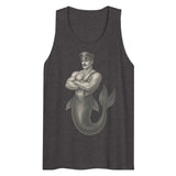 Art Deco Merman (Tank Top)-Tank Top-Swish Embassy