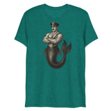 Art Deco Merman (Triblend)-Triblend T-Shirt-Swish Embassy